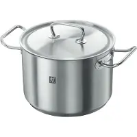 Zwilling TWIN Classic, 7 l, Rustfritt stål, Keramisk, Gass, Halogen, Induksjon, Forseglet Plate, Aluminium, Rustfritt stål, Rustfritt stål, Rustfritt stål