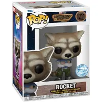 Funko POP! Galaksens Voktere Spesialutgave Forundring Vol 3 Figur Rocket Heo Eu Eksklusiv