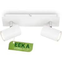 Briloner Taklampe Isil A, hvit, 2 lyskilder, metall, svingbar