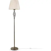 Maytoni Grace gulvlampe 1 lyskilde messing/beige
