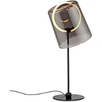 Paul Neuhaus LED-bordlampe Zula, røykgrå, høyde 42 cm