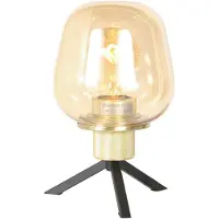 Steinhauer Reflexion bordlampe, Ø 14 cm, messingfarget, glass