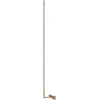 Highlight LED-gulvlampe Amalfi XL, gull, høyde 180 cm, metall, dimmer