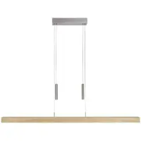 HerzBlut Leonora hengelampe Down 121 cm, naturfarget eik