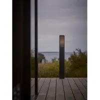 Nordlux Veilampe Sidara 95 Seaside, svart, aluminium, IP44, E27