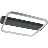 Highlight LED-taklampe Ascona, svart/nikkel, 28 W