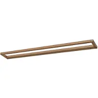 Pure LED-vegglampe Puro, bronse, bredde 100 cm, aluminium, dimmer
