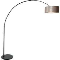 Steinhauer Buet gulvlampe Sparkled Light svart/sølv
