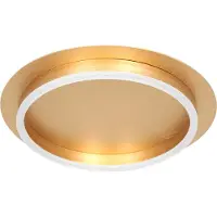Steinhauer Ringlux taklampe, gullfarget, Ø 32 cm, metall