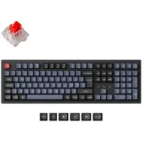 Keychron K10 Pro QMK/VIA Wireless RGB Hot Swap K Pro Red - Gamingtastatur - Nordisk - Svart