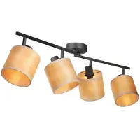 Steinhauer Taklampe i bambus, 4-lys