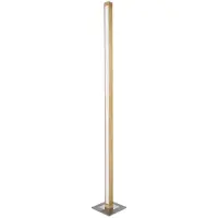 HerzBlut Leonora LED-gulvlampe 161 cm, oljet eik