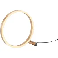 JUST LIGHT LED-bordlampe Ritus, matt messing