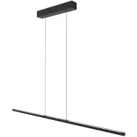 Steinhauer LED-hengelampe Bande, 150 cm opp/ned, svart, CCT, dimmer