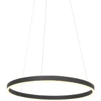 Steinhauer LED-hengelampe Ringlux Ø 60cm 2 lyskilder svart
