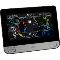TFA-Dostmann View Pro, Sort, Anemometer (vindhastighet), Inne hygrometer, Inne Termometer, Utendørs Barometer, Utendørs..., Barometer, Hygrometer, Nedbør, Termometer, Barometer, Hygrometer, Termomete