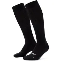 Cep Flight Socks Tall, Løpesokker, Dame, Black
