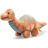 Steiff Kosedyr - 28 cm - Bronko Brontosaurus - Dark Oransje - - OneSize - Kosedyr