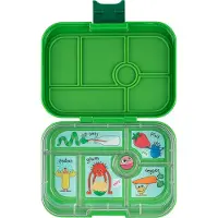 Yumbox Matboks m. 6 rom - Bento Original - 662 ml - Jurassic Gr - - OneSize - Matboks