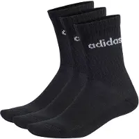 Adidas Sokker - 3-pack - C Lin Crew - Svart/Hvit - - 31/33 - Sokker