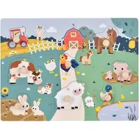 Kinder and Kids Puslespill - 8 Brikker - 30x22 cm - Bondegård - - OneSize - Puslespill
