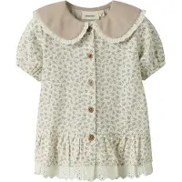 Lil´ Atelier Lil' Atelier Skjorte - Loose - NmfFjola - Coconut Melk - - 6 år (116) - Skjorte K/E