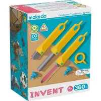 Makedo Verktøy for papp - Invent - 360 Deler - - OneSize - Verktøy