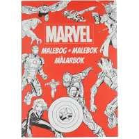Karrusel Forlag Malebok - Marvel - - OneSize - Malebok