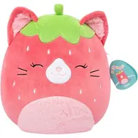 Squishmallows Kosedyr - 30 cm - Olma Strawberry CAT - - OneSize - Kosedyr