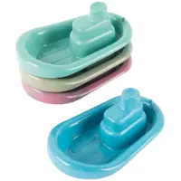 Dantoy Båter - 4-pack - 15 cm - Blue Marine Leker - - OneSize - Leketøy