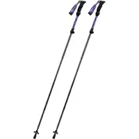 Qunature Nordic Walking Trekking Stav Aluminium 110 - 130 cm 1 stk - Lilla