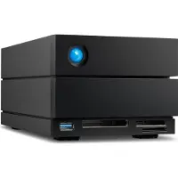LaCie 2big Dock STLG40000400 - Harddiskarray - 40 TB - 2 brønner (SATA-600) - HDD 20 TB x 2 - Thunderbolt 4, USB 3.2 Gen 2 (ekstern) - med 5-års Rescue Data Recovery Service Plan