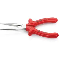 Knipex 26 17 200, Endekuttende tang, Kromvanadiumstål, Plast, Rød, 200 mm, 212 g