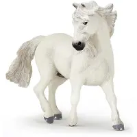 Papo Camargue Hest - H: 11 cm - - OneSize - Lekedyr