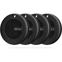 Mili 4x MiTag DUO lokalisator svart for Android og iOS
