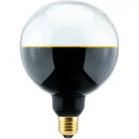 Segula LED-Globe Illusion E27 G125 klar/svart 5W 1900K dimbar