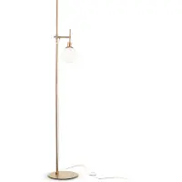 Maytoni gulvlampe Erich, messing rosé, glass/metall, 1 lyskilde.
