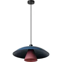 Osram hengelampe Decor Flying Mushroom blå/rosa, stål, E27