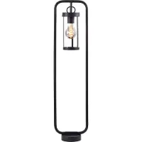 Brilliant Sidney 44293/06 utendørs stolpelampe E27 sort, transparent