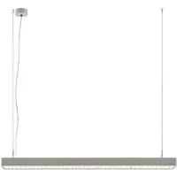 Arcchio Susi LED-hengelampe til kontor, sølv, 120 cm, 4000K, DALI