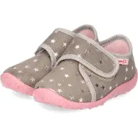Superfit Tøfler - Flekkete - Grå/Rosa m. Stjerner - - 24 - Tøfler
