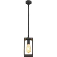 LINDBY utendørs pendellampe Filimon, antrasitt, 22 cm, IP44, E27