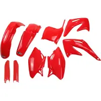 Ufo Honda Crf 450r 2002-2003 Hokit106f-070 Fork Protectors & Plastsett