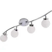 JUST LIGHT Miko LED-taklampe, 4 lyskilder, langstrakt