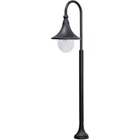 LINDBY veilampe Daphne, 120 cm, svart, metall, E27