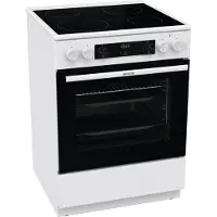 Gorenje Advanced GEC6C40WD - Komfyr - frittstående - bredde: 60 cm - dybde: 60 cm - høyde: 85 cm - med selvrens - hvit