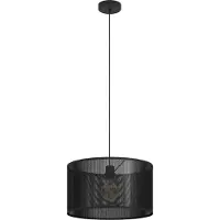 Eglo Manby hengelampe, Ø 45 cm, svart, stål