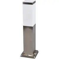 LINDBY sokkellampe Lorian, 45 cm, stål, IP44, E27