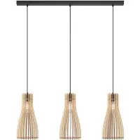 MCJ Hengelampe «Furn», bjørkfinér, 100 cm, 3-armet