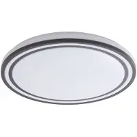 LINDBY Smart LED taklampe Arvada, RGBIC, høyde 7 cm, Tuya